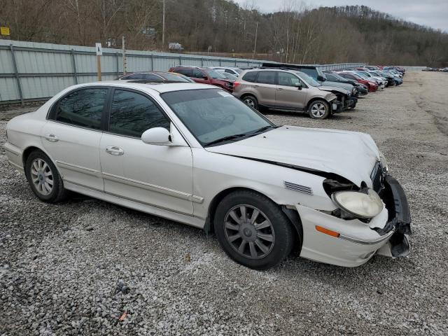 KMHWF35H32A601341 - 2002 HYUNDAI SONATA GLS WHITE photo 4