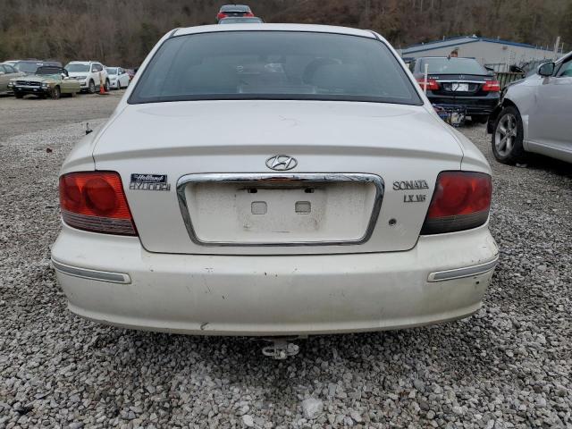 KMHWF35H32A601341 - 2002 HYUNDAI SONATA GLS WHITE photo 6