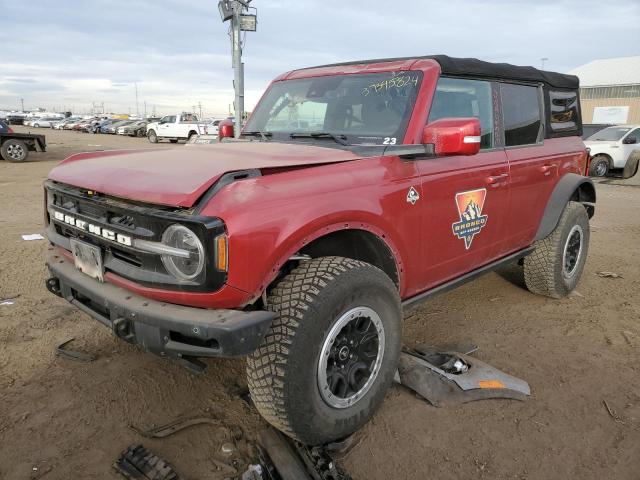 1FMEE5DP7MLA69344 - 2021 FORD BRONCO BASE RED photo 1