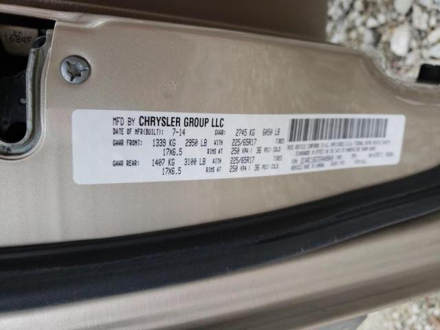 2C4RC1BG7ER409849 - 2014 CHRYSLER TOWN & COU TOURING თაფლისფერი ფოტო 13