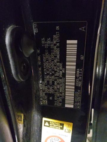 5TDBK3EHXBS072052 - 2011 TOYOTA HIGHLANDER BASE Қара фото 12