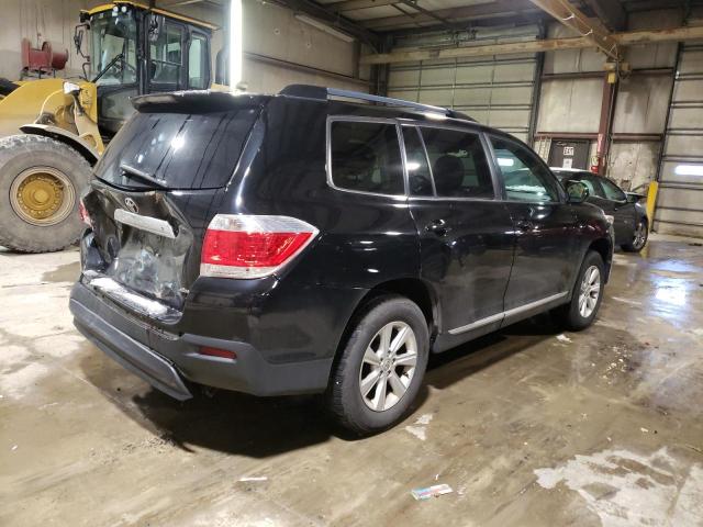 5TDBK3EHXBS072052 - 2011 TOYOTA HIGHLANDER BASE Қара фото 3