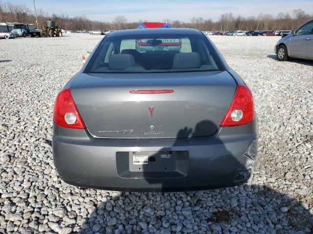 1G2ZF57B084116219 - 2008 PONTIAC G6 VALUE LEADER GRAY photo 6