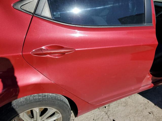 KMHDH4AE3EU184387 - 2014 HYUNDAI ELANTRA SE RED photo 10