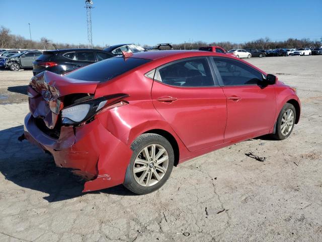 KMHDH4AE3EU184387 - 2014 HYUNDAI ELANTRA SE RED photo 3