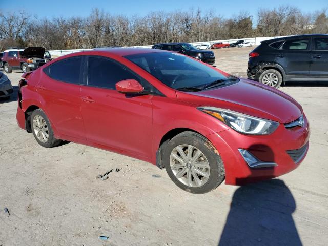 KMHDH4AE3EU184387 - 2014 HYUNDAI ELANTRA SE RED photo 4