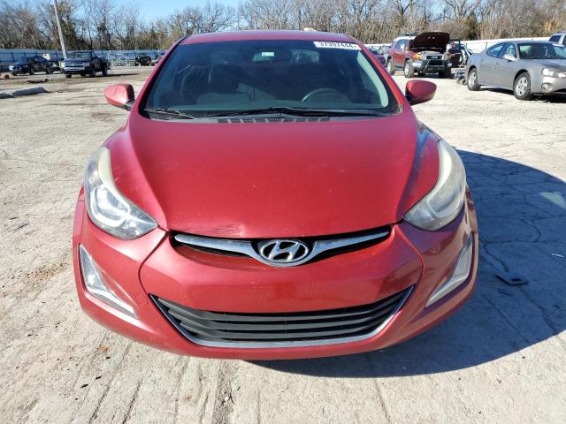 KMHDH4AE3EU184387 - 2014 HYUNDAI ELANTRA SE RED photo 5