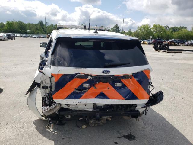 1FM5K8AB0MGC22707 - 2021 FORD EXPLORER POLICE INTERCEPTOR Weiß Foto 6