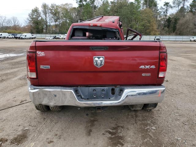 3C63DRJL5CG342937 - 2012 DODGE RAM 3500 LARAMIE BURGUNDY photo 6