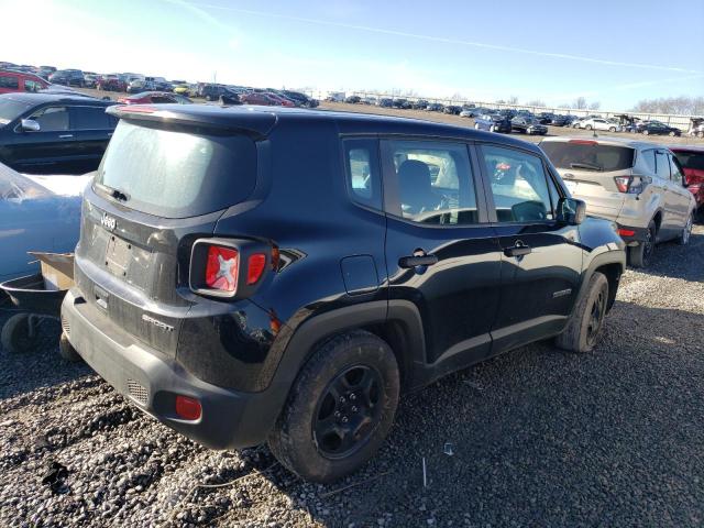 ZACNJAAB9LPM08758 - 2020 JEEP RENEGADE SPORT BLACK photo 3