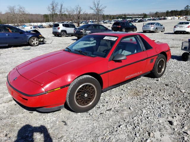 1G2PE1198JP202200 - 1988 PONTIAC FIERO RED photo 1