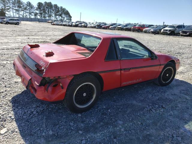 1G2PE1198JP202200 - 1988 PONTIAC FIERO RED photo 3