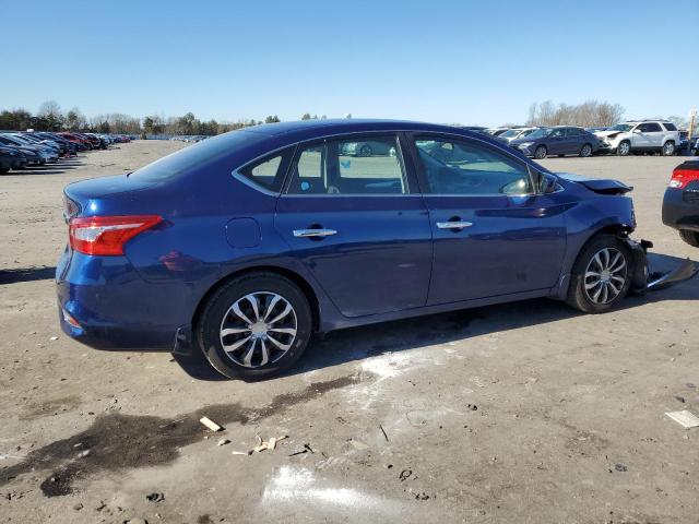 3N1AB7AP9HY207221 - 2017 NISSAN SENTRA S BLUE photo 3