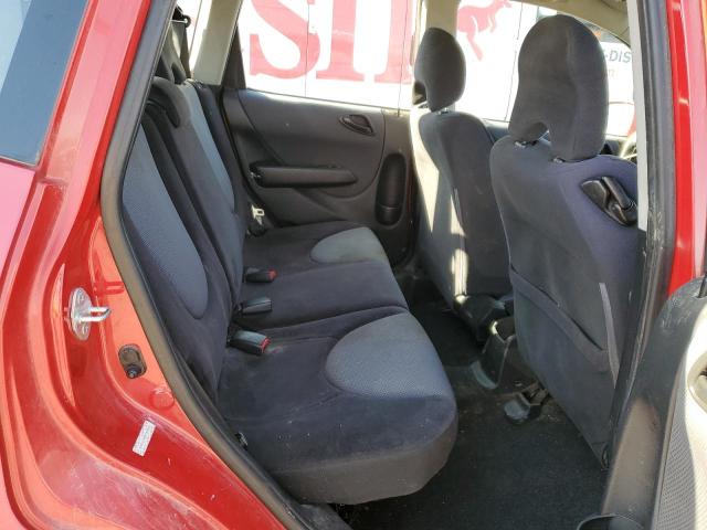 JHMGD38637S009558 - 2007 HONDA FIT S RED photo 10