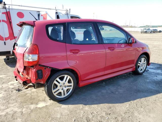 JHMGD38637S009558 - 2007 HONDA FIT S 红色 照片 3