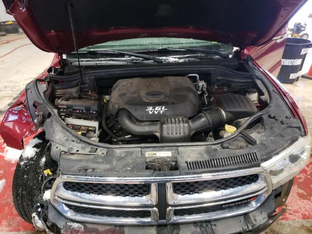 1C4RDJDG3DC674916 - 2013 DODGE DURANGO CR RED photo 12