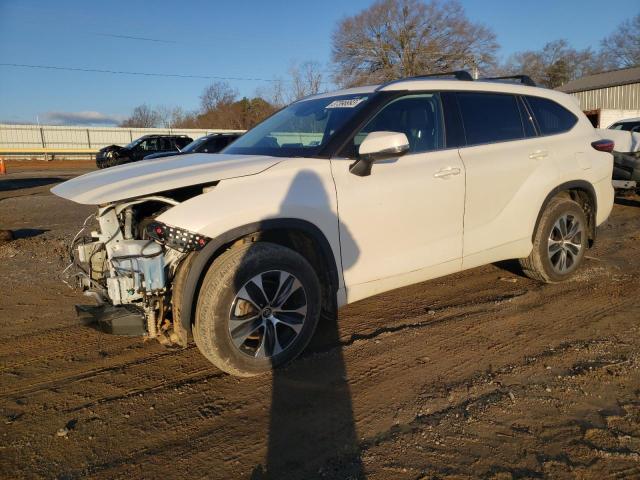 5TDHZRBH9LS053734 - 2020 TOYOTA HIGHLANDER XLE Blanc photo 1