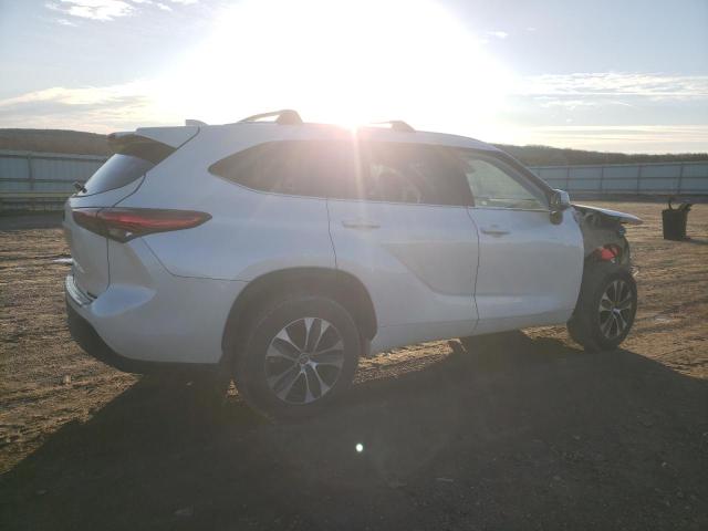 5TDHZRBH9LS053734 - 2020 TOYOTA HIGHLANDER XLE Blanc photo 3