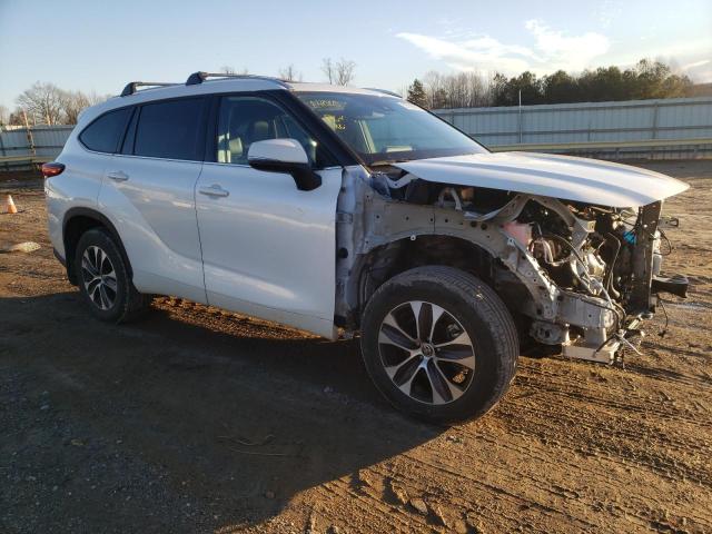 5TDHZRBH9LS053734 - 2020 TOYOTA HIGHLANDER XLE Blanc photo 4