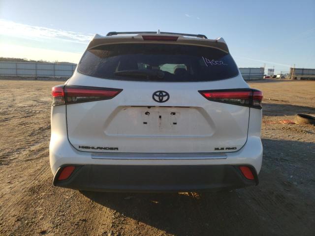 5TDHZRBH9LS053734 - 2020 TOYOTA HIGHLANDER XLE Blanc photo 6