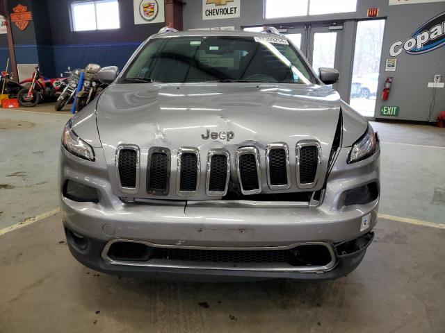 1C4PJLDB9EW205345 - 2014 JEEP CHEROKEE LIMITED SILVER photo 5