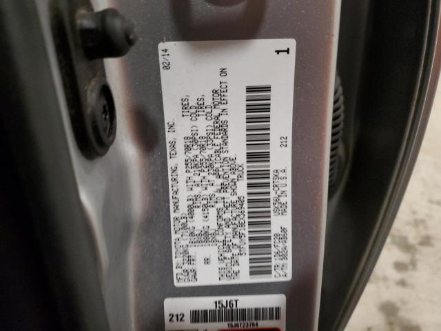 5TFUY5F18EX369405 - 2014 TOYOTA TUNDRA DOUBLE CAB SR/SR5 SILVER photo 12