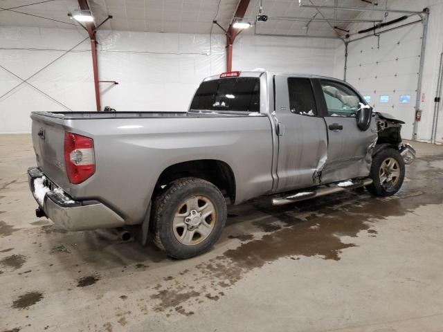 5TFUY5F18EX369405 - 2014 TOYOTA TUNDRA DOUBLE CAB SR/SR5 SILVER photo 3