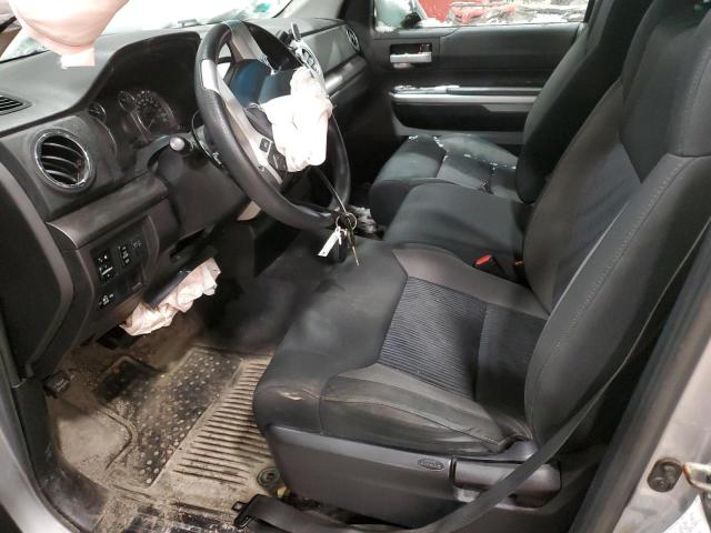 5TFUY5F18EX369405 - 2014 TOYOTA TUNDRA DOUBLE CAB SR/SR5 SILVER photo 7