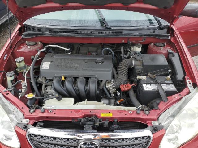 1NXBR32E38Z990425 - 2008 TOYOTA COROLLA CE RED photo 11