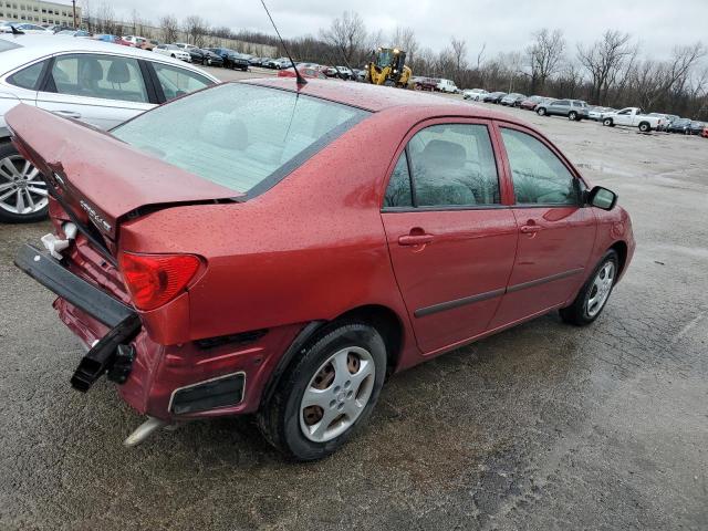 1NXBR32E38Z990425 - 2008 TOYOTA COROLLA CE RED photo 3