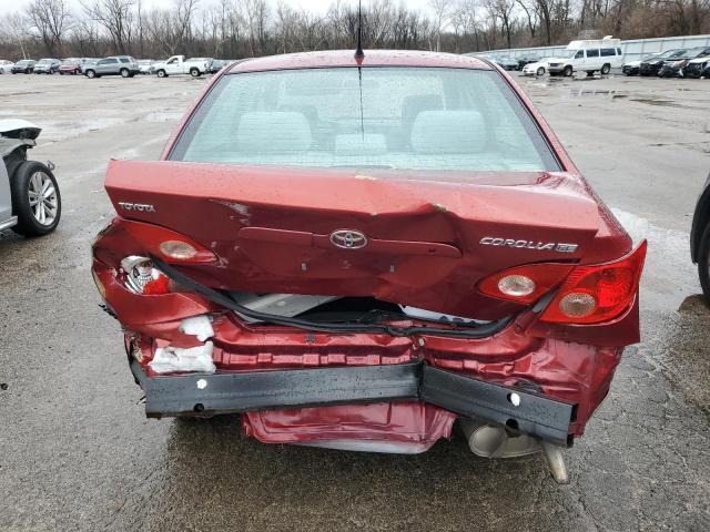 1NXBR32E38Z990425 - 2008 TOYOTA COROLLA CE RED photo 6