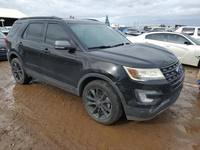 1FM5K8D80HGC05976 - 2017 FORD EXPLORER XLT BLACK photo 4