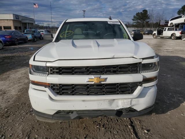 1GCVKPEC4HZ240011 - 2017 CHEVROLET SILVERADO K1500 CUSTOM WHITE photo 5