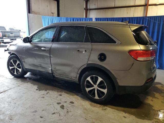 5XYPHDA58HG303929 - 2017 KIA SORENTO EX GRAY photo 2