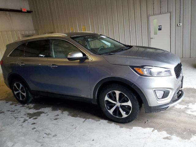 5XYPHDA58HG303929 - 2017 KIA SORENTO EX GRAY photo 4