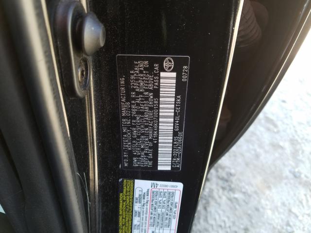 4T1BK46K07U001585 - 2007 TOYOTA CAMRY LE  photo 10