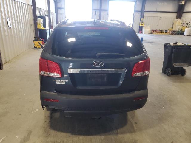 5XYKT3A17CG195764 - 2012 KIA SORENTO BASE BLUE photo 6