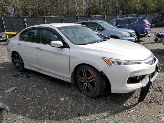 1HGCR2F59GA052332 - 2016 HONDA ACCORD SPORT WHITE photo 4