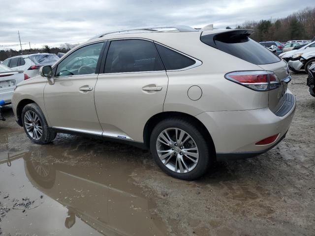 JTJBC1BA5E2453731 - 2014 LEXUS RX 450 BEIGE photo 2