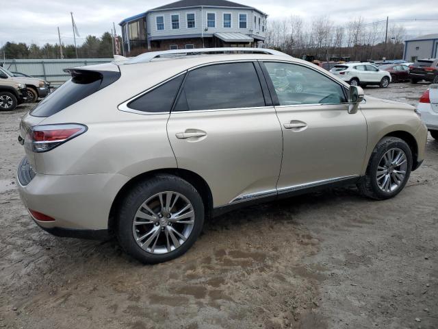 JTJBC1BA5E2453731 - 2014 LEXUS RX 450 BEIGE photo 3