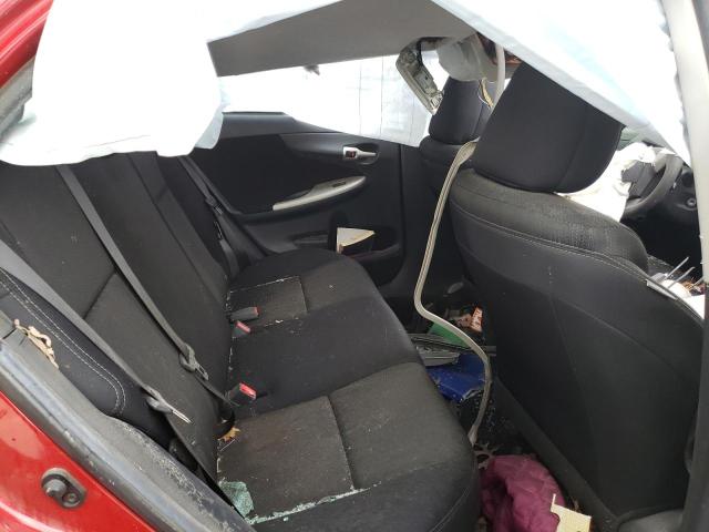 5YFBU4EE5DP205222 - 2013 TOYOTA COROLLA BASE RED photo 10