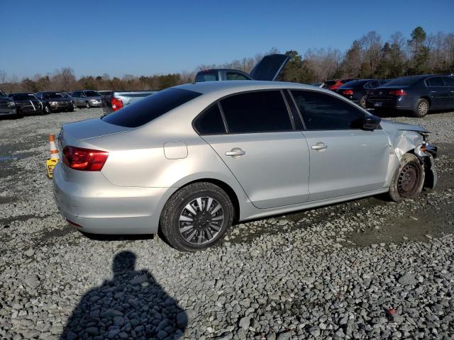 3VW2K7AJ6BM392403 - 2011 VOLKSWAGEN JETTA BASE SILVER photo 3