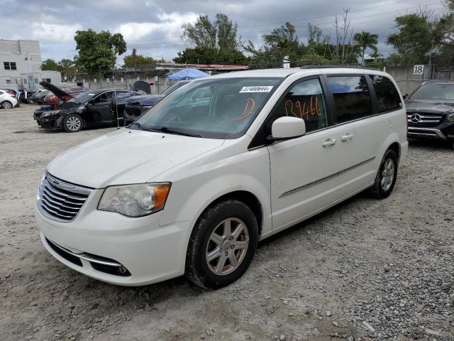 2C4RC1BG5DR638125 - 2013 CHRYSLER TOWN & COU TOURING WHITE photo 1