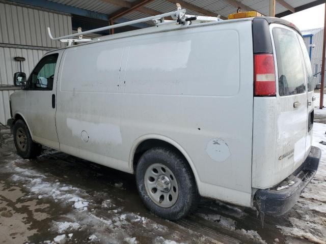 1GCSGAFXXE1151220 - 2014 CHEVROLET EXPRESS G1 WHITE photo 2