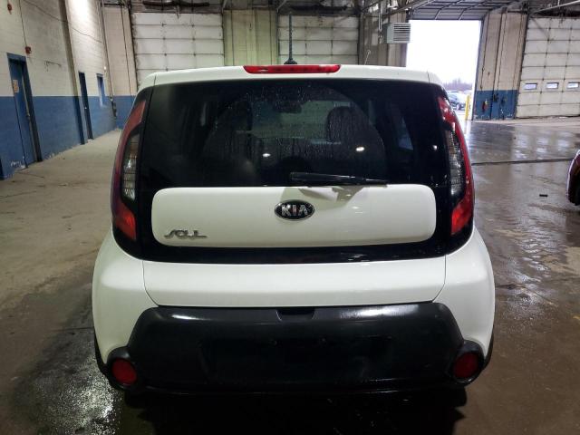 KNDJP3A54E7038115 - 2014 KIA SOUL + WHITE photo 6