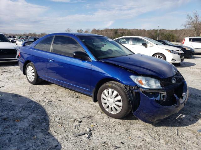 1HGEM22534L036785 - 2004 HONDA CIVIC LX BLUE photo 4