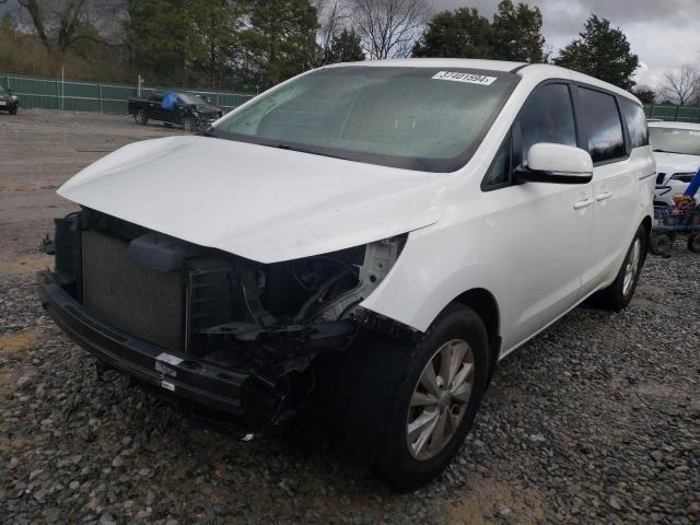 KNDMA5C10G6206846 - 2016 KIA SEDONA L WHITE photo 1