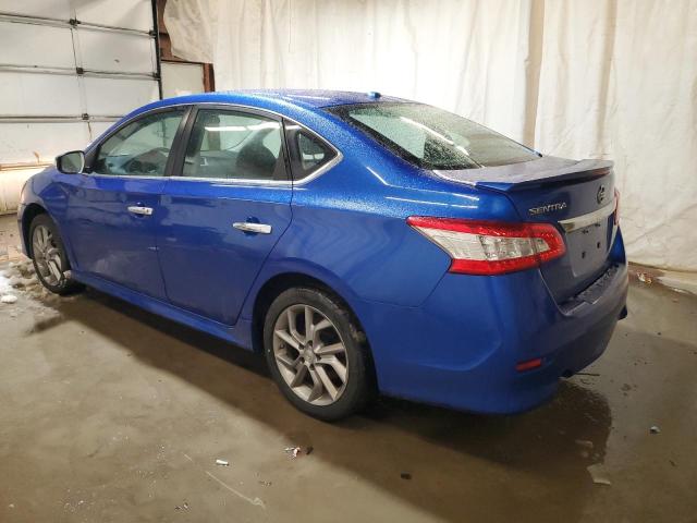 3N1AB7AP4FY275987 - 2015 NISSAN SENTRA S BLUE photo 2