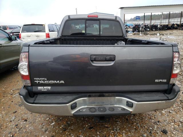 5TFTX4CNXDX032409 - 2013 TOYOTA TACOMA ACCESS CAB GRAY photo 6