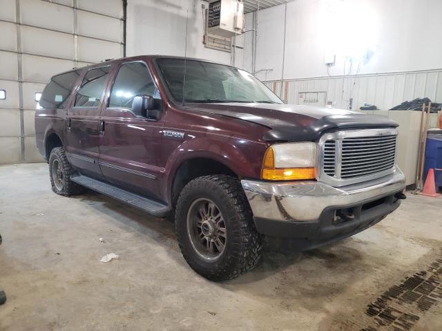 1FMNU41S2YEA00383 - 2000 FORD EXCURSION XLT BURGUNDY photo 4